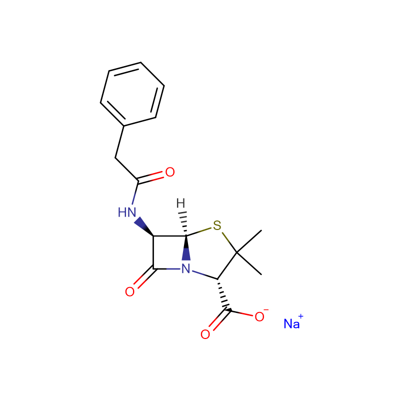 Пенициллин G намаки натрий CAS: 367-93-1 Хокаи сафед 99%