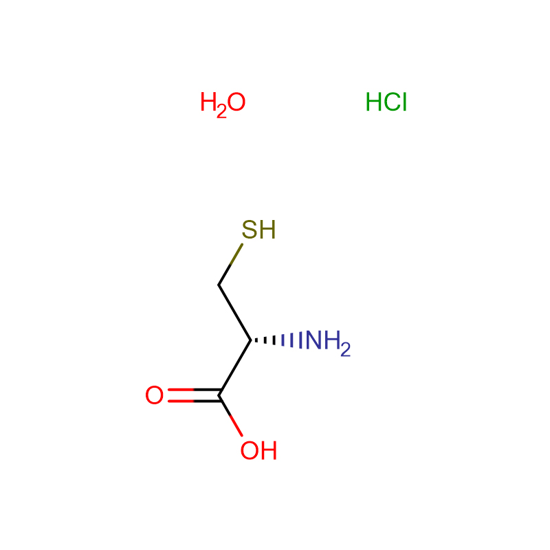 L-ցիստեին HCL մոնոհիդրատ Cas:7048-04-6