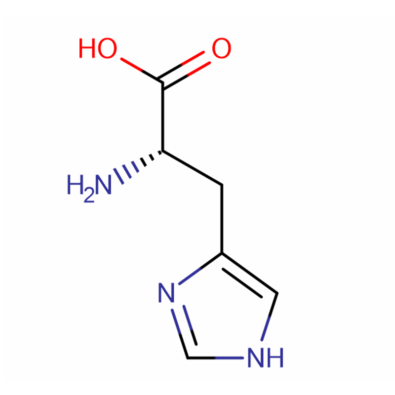 L-Histidine Cas: 71-00-1 98.5% Crisialau gwyn neu bowdr crisialog