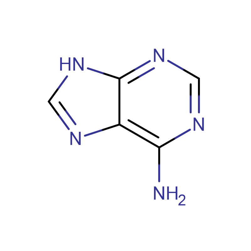 Adenine Cas: 73-24-5 ነጭ ዱቄት 99%