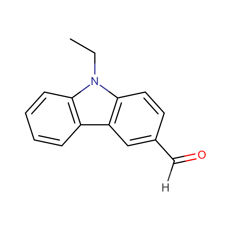 N-Ethyl-3-carbazolecarboxaldehyde CAS:7570-45-8 99% თეთრი ბროლის ფხვნილი
