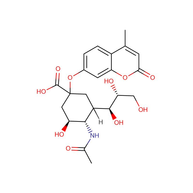 2'-(4-METHYLUMBELLIFERYL)-ALPHA-DN-ACETYLNEURAMINIC Acid Sodium Salt Cas:76204-02-9