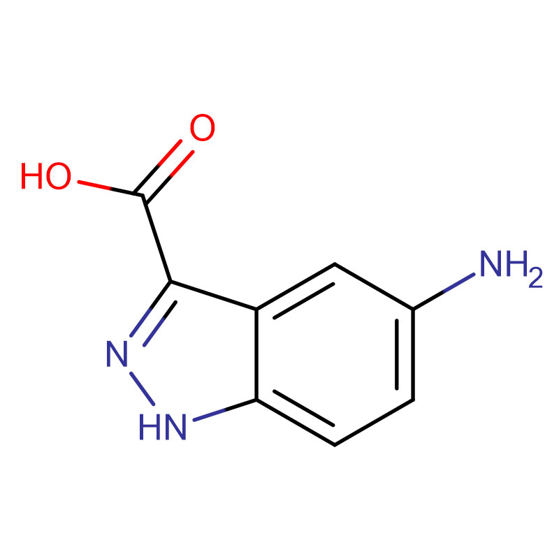 5-amino-1H-indazol-3-karboksirūgštis Cas: 78155-77-8
