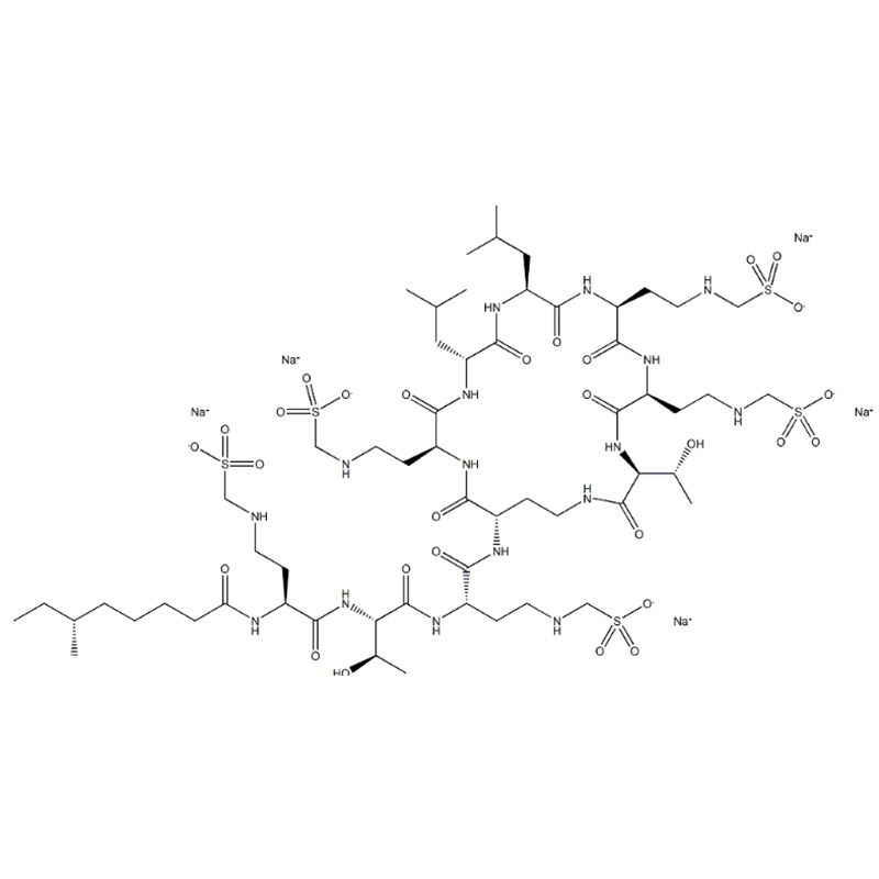 Metanosulfonato sódico de colistina de bacillus colistinus Cas: 8068-28-8