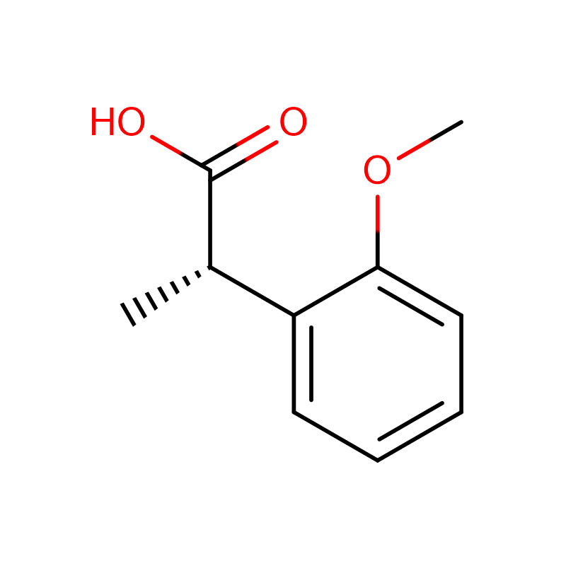 (S)-2-(2-متوکسی فنیل)پروپانوئیک اسید Cas: 81616-80-0