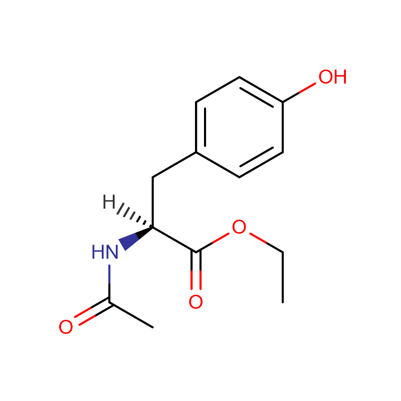 N-Ацетил-Л-тиросин этил эстер монохидрат Кас: 840-97-1