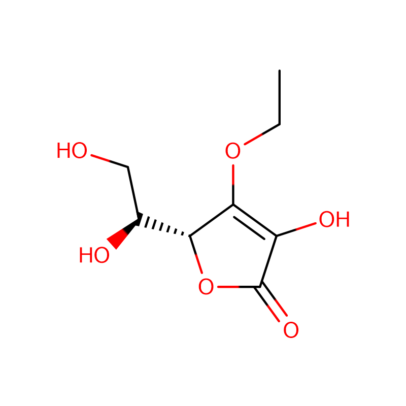 3-O-Etil-L-asam askorbat Cas: 86404-04-8