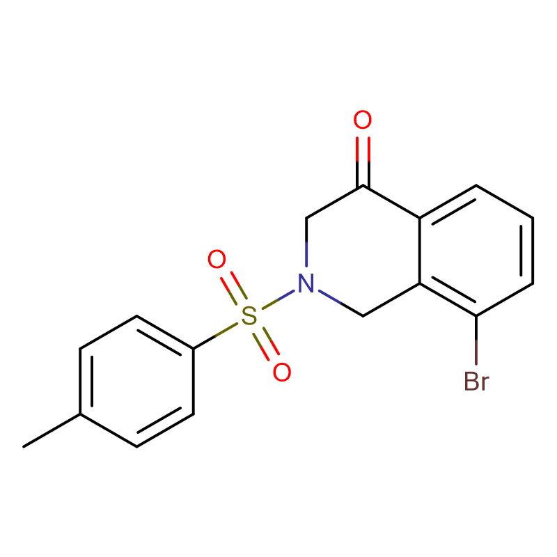8-ბრომო-2-ტოსილ-2,3-დიჰიდროიზოქინოლინ-4(1H)-one Cas: 864738-30-7