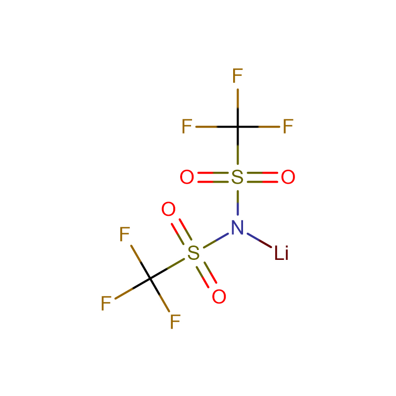 Litiyumu bis (trifluoromethanesulphonyl) imide CAS: 90076-65-6 99% Ifu ya hygroscopique yera;