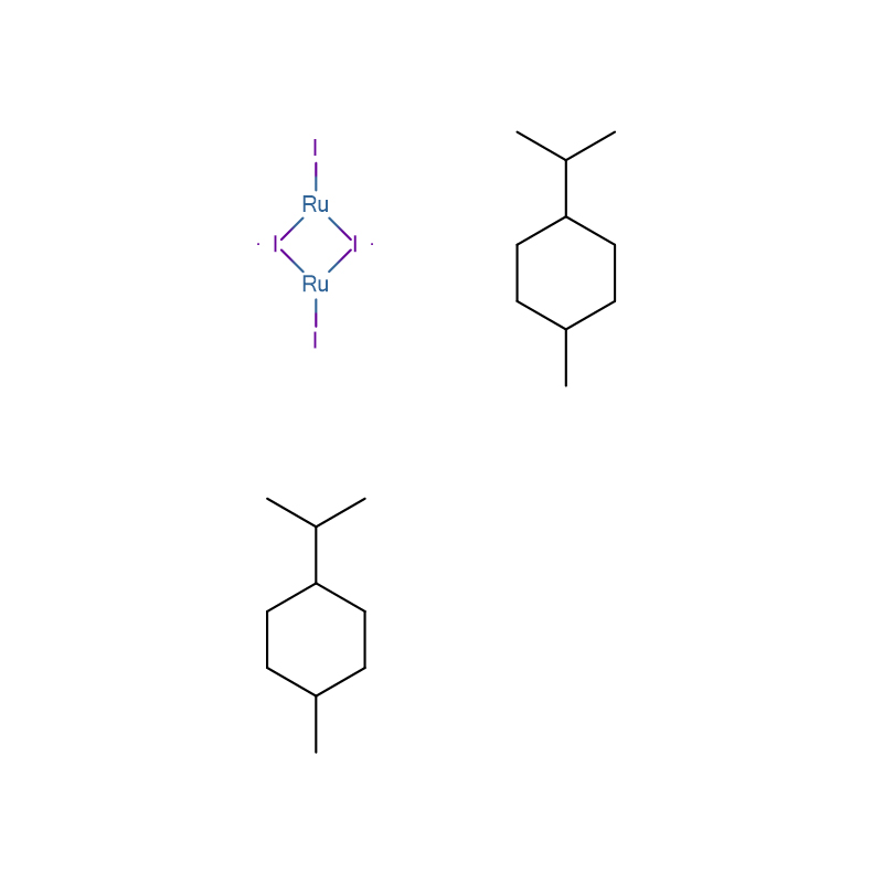 ジヨード(p-シメン)ルテニウム(II)二量体 CAS:90614-07-6