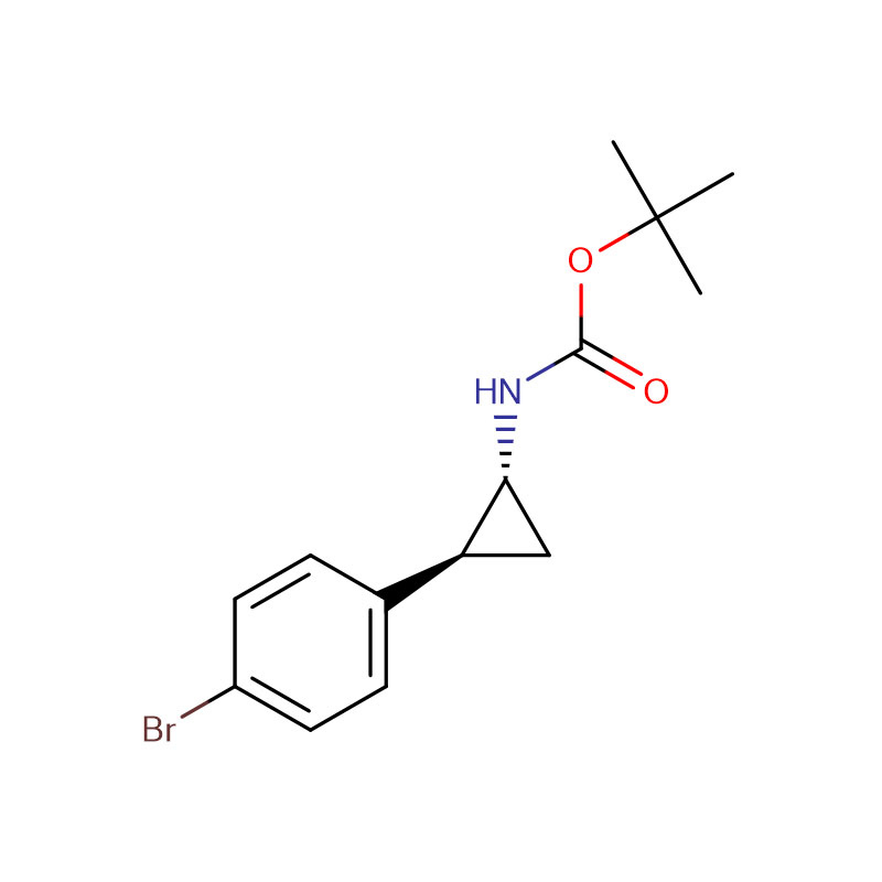 (1R,2S)-[2-(4-Bromo-phenyl)-cyclopropyl]-கார்பமிக் அமிலம் tert-butyl ester Cas: 907196-12-7