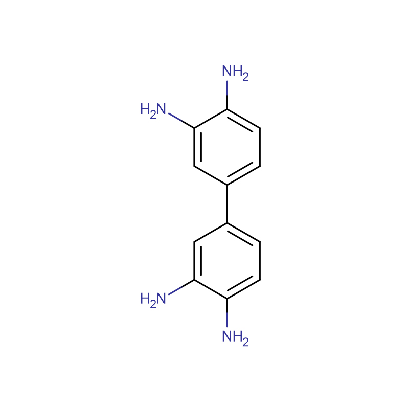3,3′-Diaminobenzidine Cas:91-95-2 98% ከነጭ ወደ ቡናማ ወይም ቡናማ ቀይ ክሪስታል ዱቄት