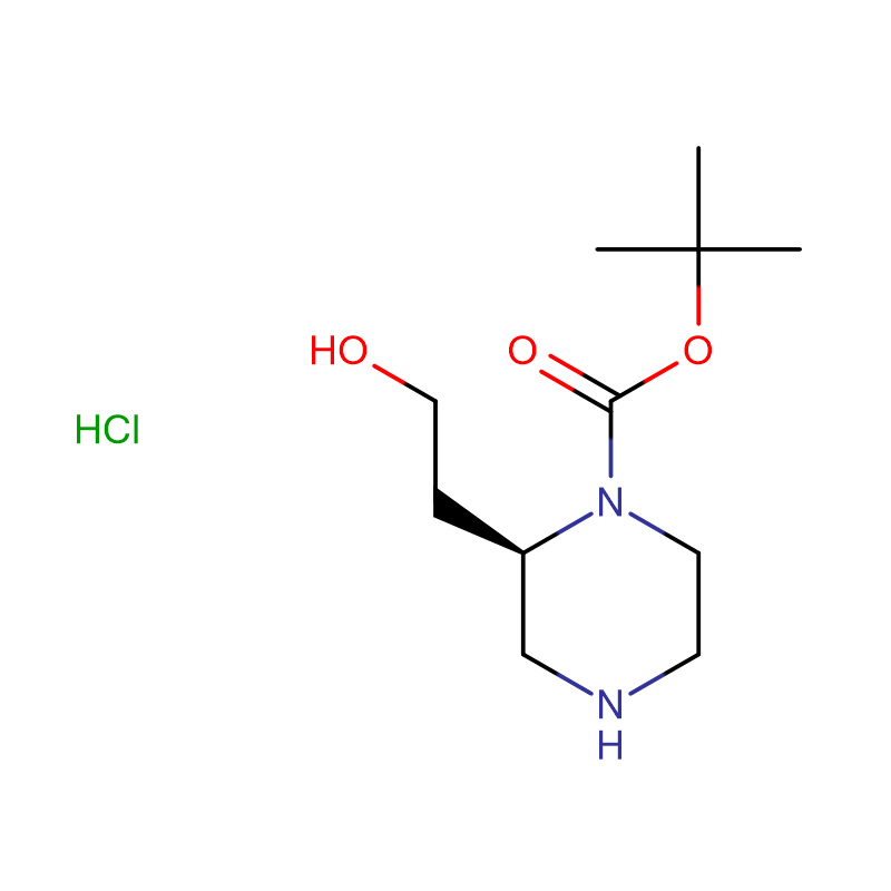 (R)-терт-Бутил 2-(2-гидроксиэтил)пиперазин-1-карбоксилат Cas: 947275-74-3