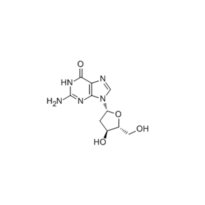 2′-дезоксигуанозин Кас: 961-07-9 2′-ДЕоксигуанозин ГУАНИН дезоксирибозид