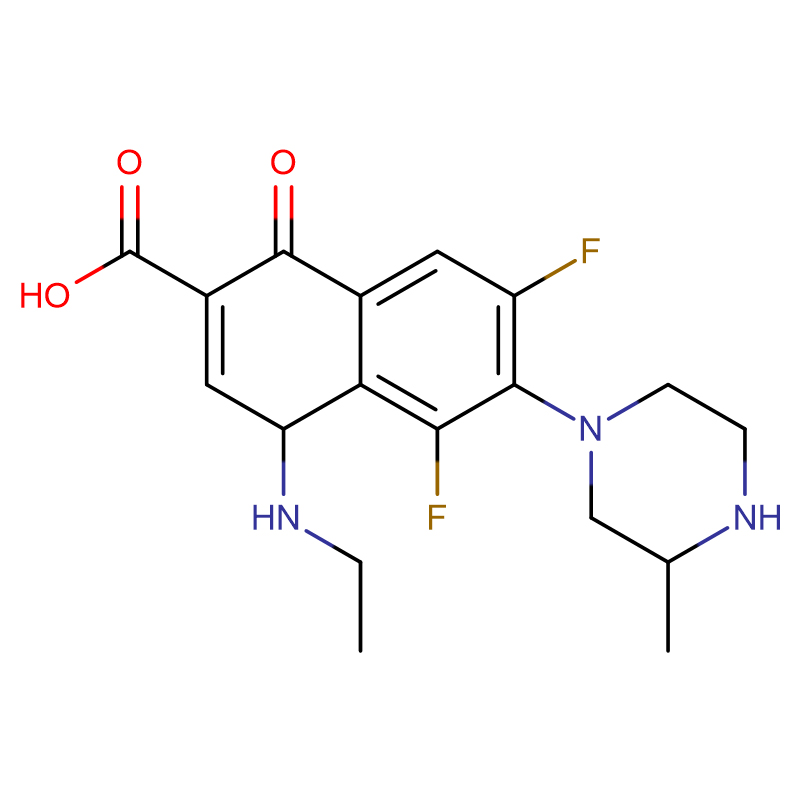लोमेफ्लोक्सासिन हाइड्रोक्लोराइड कैस: 98079-51-7