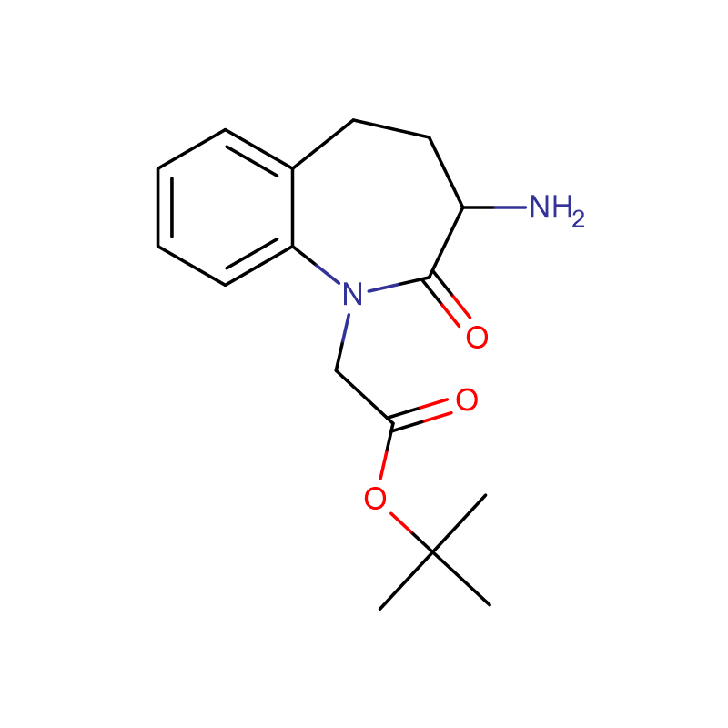 терт-бутил 2-(3-амино-2-оксо-2,3,4,5-тетрагидробензо[б]азепин-1-ил)ацетат Cas: 98626-45-0