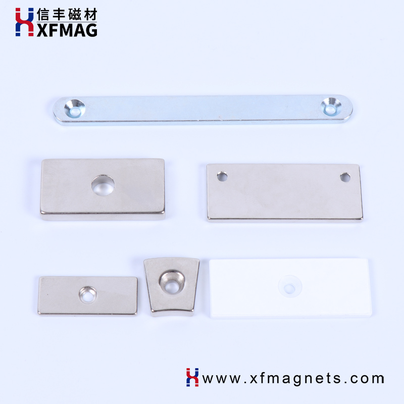 Magnets of different materials can be machined into different shapes and sizes