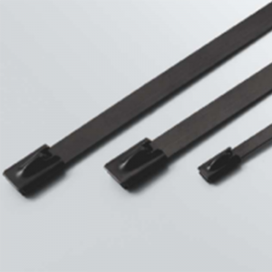 Stainless Steel PVC Full Coated Cable Ties-Ball Lock Type