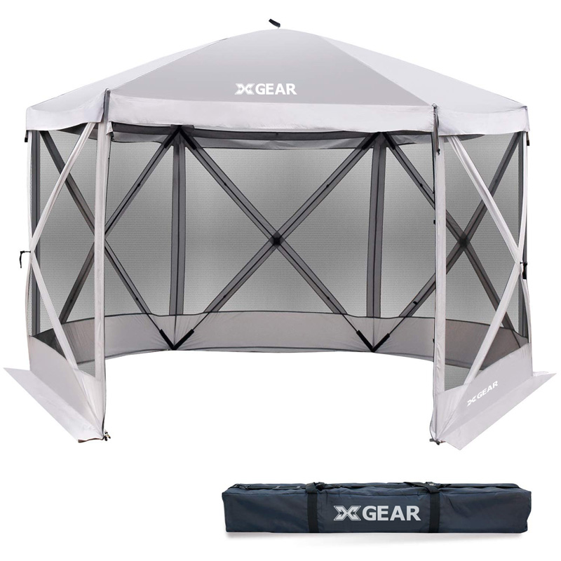 Pop Up Easy Install 6 sided Hub Screen House /Canopy