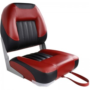 Low Back Boat Seat with Fold-Down Function Fishing Boat Seat