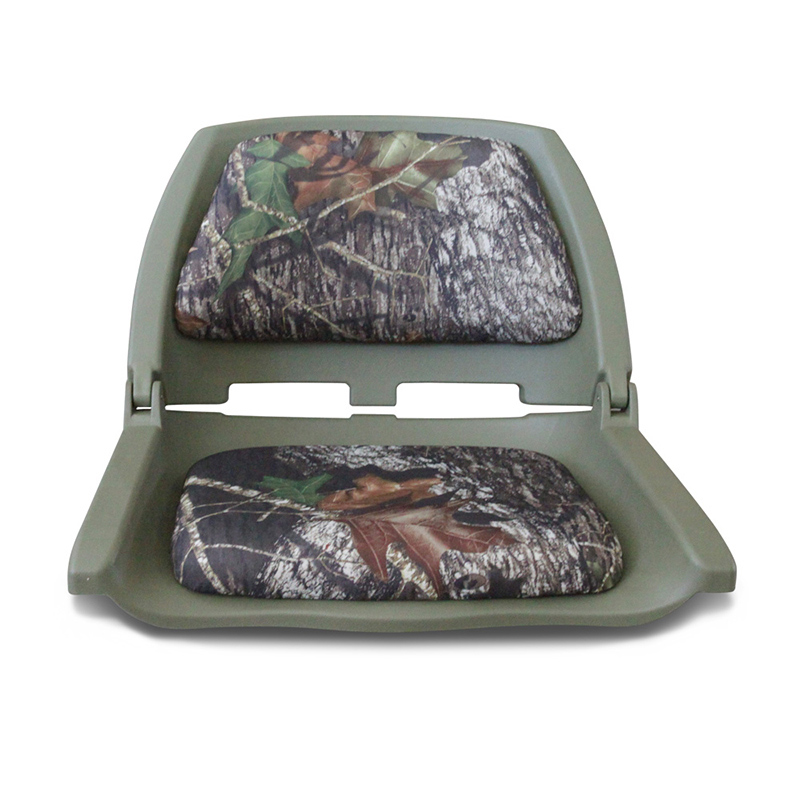 New Camouflage Plastic Shell Folding Boat Seat