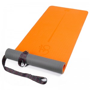 OEM Battle Rope Exercises Manufacturers –  TPE Yoga Mat with Carrying Strap fitness mat for Floor Exercises – Xgear