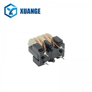 ʻO ka hale hana kiʻekiʻe kiʻekiʻe i hiki ke hoʻohālikelike ʻia UT-ET Series Inductor 22mh 220v Horizontal Copper Wire Power Inductor