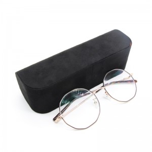 W112 Estuche para gafas grande hecho a mano personalizado de fábrica con tela de microfibra de terciopelo