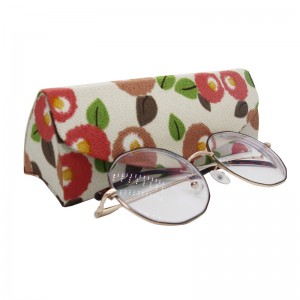 W115 Handmade Triangle sunglasses case na may logo Optical Case Supplier