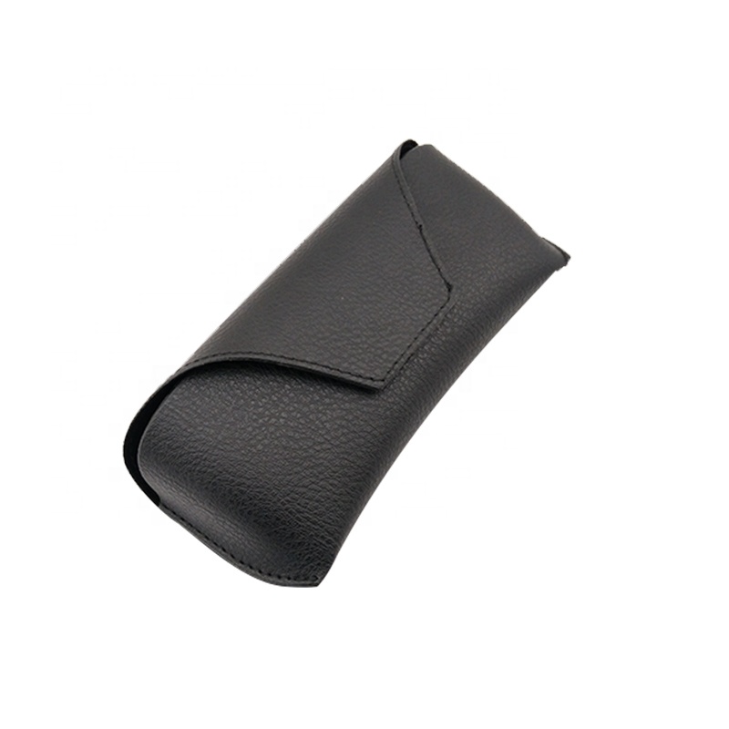 XHP-011 PVC кожена черна дизайнерска калъфка за очила Капак за очила Представено изображение