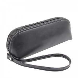 XHP-060 soft PU leather Glasses Sleeve Case zip Spectacle Pouch Eyeglass Pouch bag