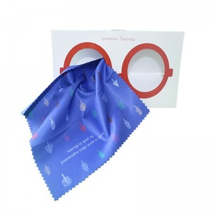 AQ1544 ODM Фабричен персонализиран размер цветни кърпи за почистване от микрофибър Чанта за оптични очила
