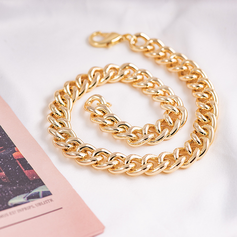 Hip Hop Men’s 18k Gold Plated Cuban Necklace
