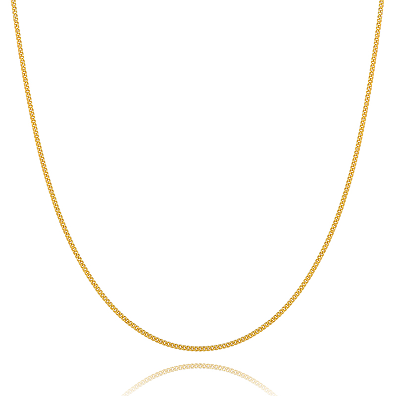 Ladies 50cm Gold Plated 18K Chain Necklace Featured Image