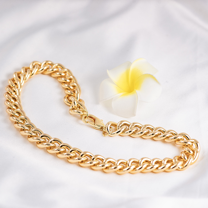Hip Hop Men’s 18k Gold Plated Cuban Necklace