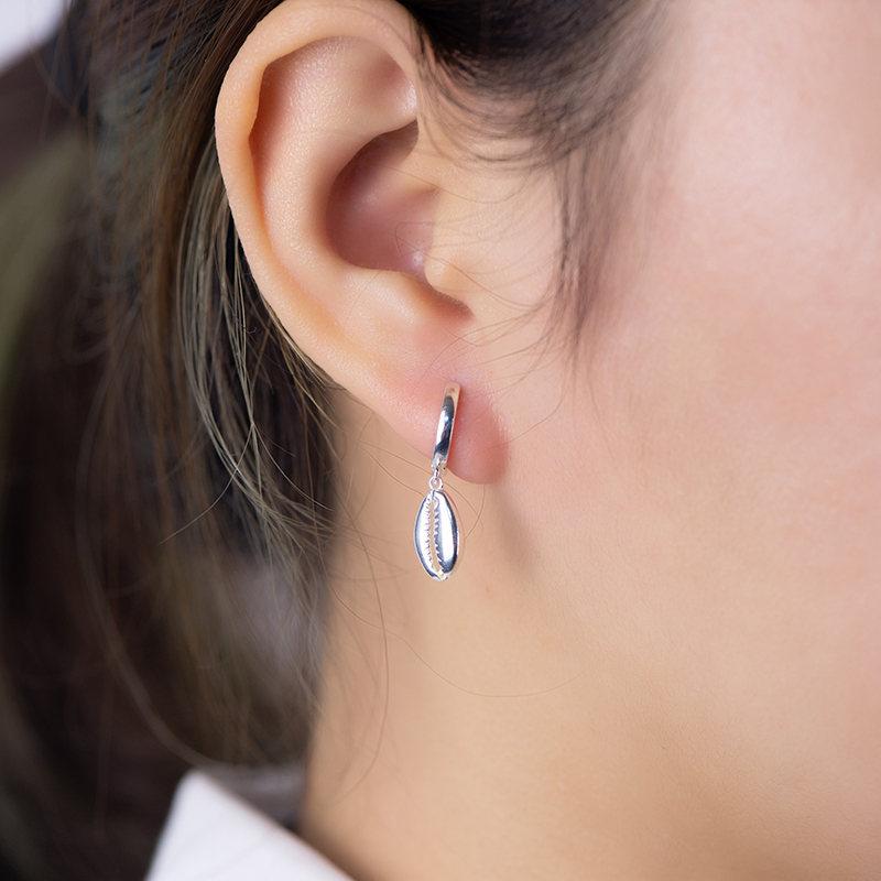 XH&SILVER sterling silver simple earrings