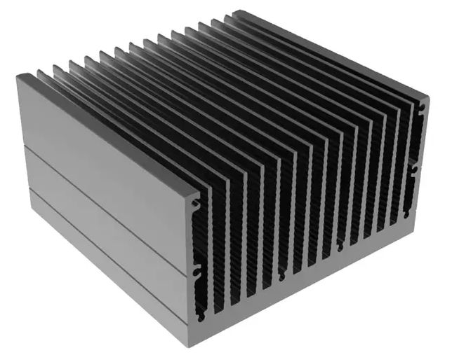 Profils en aluminium faits sur commande de radiateur de haute performance pour l'équipement électronique 56.5mm×40.0mm