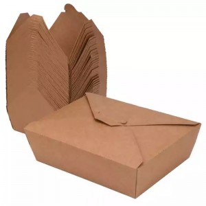 Eximito Fast Food Packaging Paper Boxes Packaging Recycled Grease resistens Food Containers