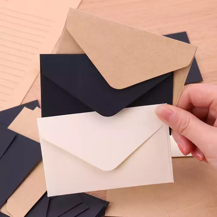 Multi-color Classic Design Custom Personalized Logo Printing Paper Envelopes