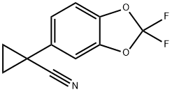 1- (2,2-difluorobenzo [d] [1,3] dioxol-5-yl) cyclopropanecarbonitrile