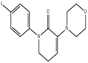 1-(4-yodophenyl)-3-morpholino-5,6-dihydropyridin-2(1H)-yon sèl