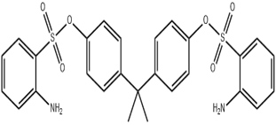 2-aminobenzenesulfonika asidra (1-methyléthylidene)di-4,1-phenylene ester