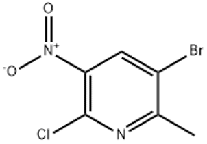 2-kloro-3-nitro-5-bromo-6-pikolin