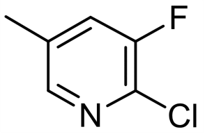 2-Clo-3-flo-5-metylpyridin