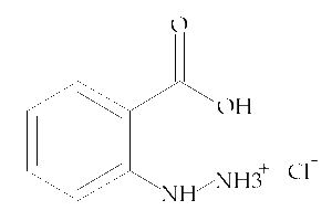 Clorhidrato de ácido 2-hidrazinobenzoico