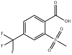 2-Metylsulfonyl-4-trifluormetylbensoesyra