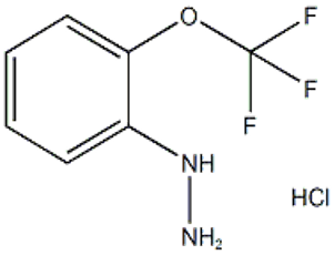 2-trifluormethoxyphenylhydrazine hydrochloride