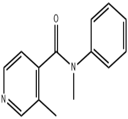 4-пиридинкарбоксамид, N,3-диметил-N-фенил