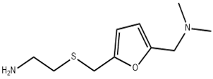 5-[[(2-aminoetyl)tio]metyl]-N,N-dimetyl-2-furfurylamin