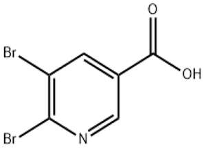 5,6-डिब्रोमोपायराइडिन-3-कार्बोक्सीलिक एसिड